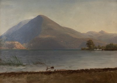 En el Hudson de Albert Bierstadt